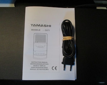 Instrukcja obsługi i przewód zasilający Tamashi Model C671 220 V