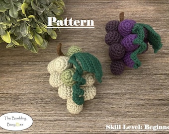 GRAPES crochet pattern - Digital PDF instant download