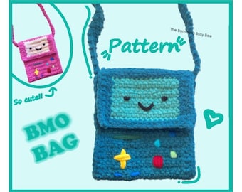 BMO BAG - Crochet Pattern - Digital pdf instant download