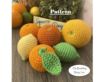 CITRUS BUNDLE crochet pattern- Digital PDF instant download