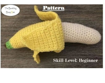 BANANA crochet pattern- Digital PDF instant download