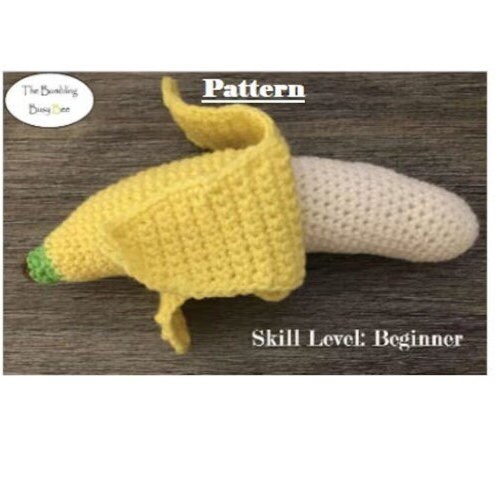 30 Banana Crochet Patterns: Play Food, Amigurumi, Pouches, and More 26 Banana Crochet Play Food Pattern