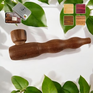 Calumet® Mini Wapi - Wooden Pipe with Activated Charcoal Filter - Four Types of Wood - Made in Germany