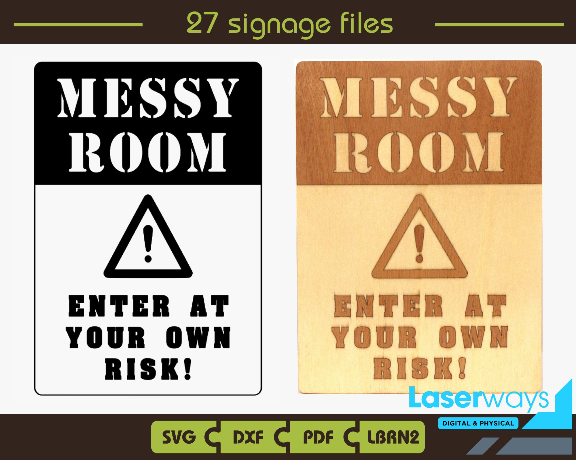 Funny Signs SVG Bundle: 27 Humorous Signage Designs (digital File) - Etsy