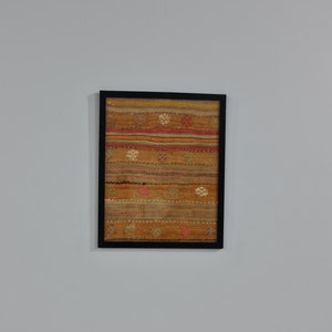 Wandkunst Dekor, Türkischer Kelim Teppich Wanddekoration, gerahmte Kelim, türkischer Wandteppich, rustikale Wanddekoration, Kelim Wandkunst, Wandbehang