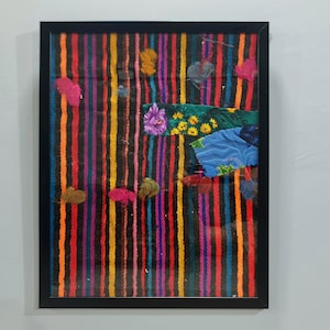 Vintage Wanddekoration, Türkischer Kelim Teppich Wanddekoration, Rahmen Wanddekoration, Wandbehang Teppich, Gerahmte Deko, kunstvolle Teppiche, primitive Kunst Teppiche