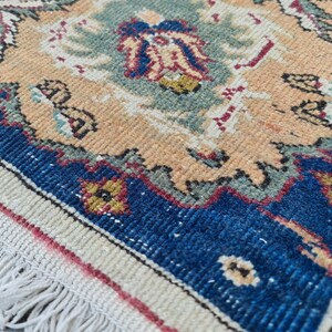 Framed Vintage Turkish Kilim Rug, Rustic Wall Hanging (16x27 Inches) - Etsy
