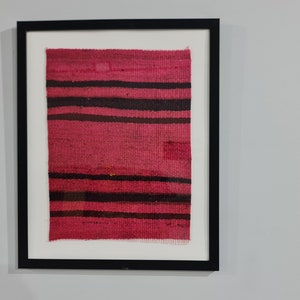 Türkischer KelimTeppich Wanddekoration, Art Decor, Rustikaler Dekor, Gerahmte Teppich, Rustikaler Dekor, Wand KelimTeppich, Gerahmt Kelim, Wandbehang
