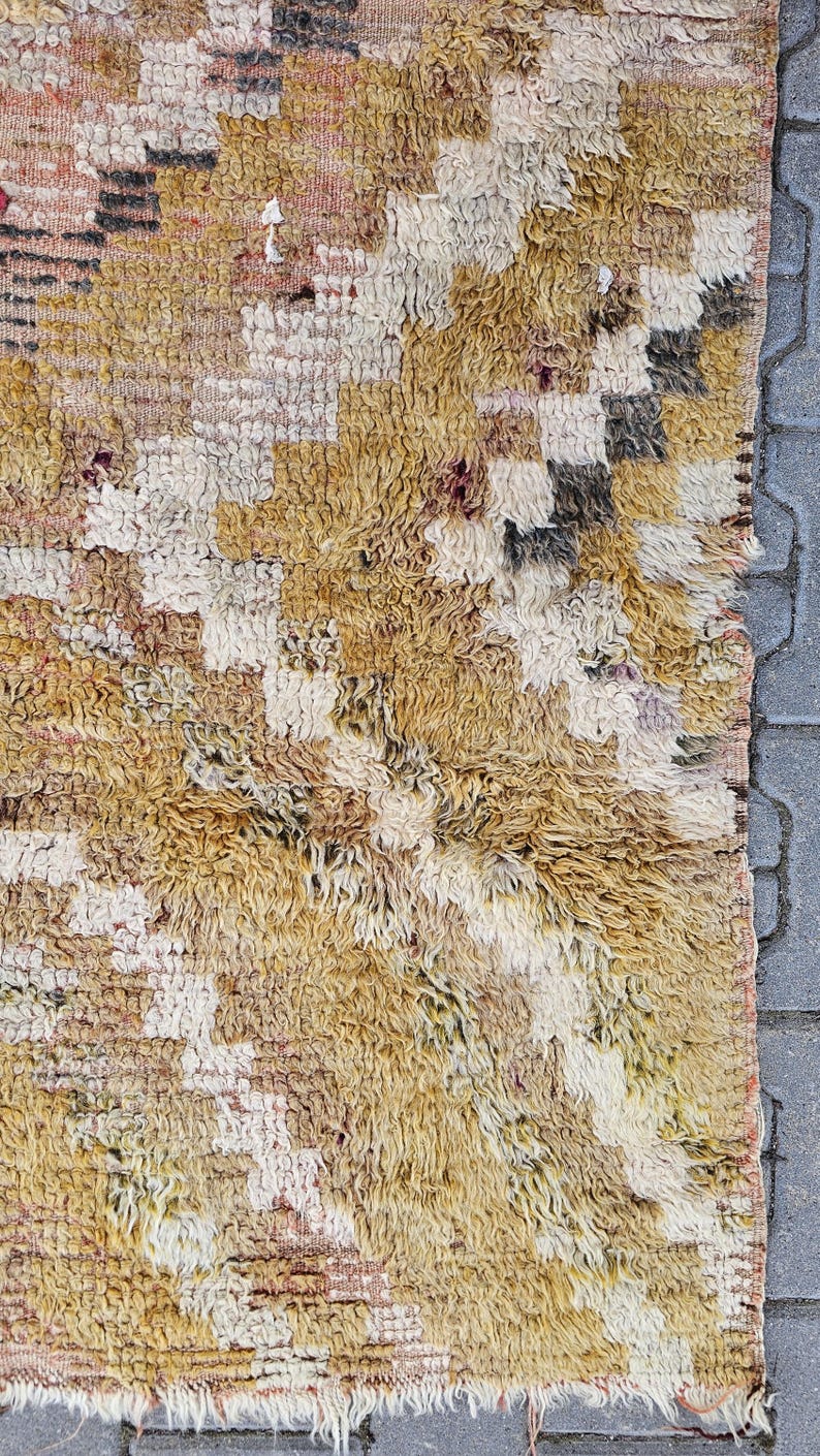 Frayed Rugs Antique Nigde Rug Pre-1890's Antique Natural Dyes, Wool Pile Legendary ...