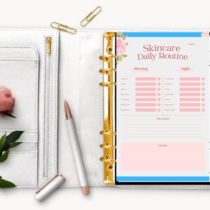 Skincare Planner Beauty Routine Planner Printable Skin Care Planner Glow Up Planner Beauty Journal Makeup Tracker Skincare Journal