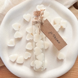 Scented vial / Scented fondant / Personalized gifts / Guest gifts / Dried flowers / Grandma gift