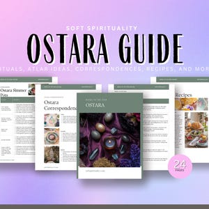 Ostara Guide: 24 Pages of Spring Equinox and Wheel of the Year Rituals, Altar Ideas, Recipes, Journal Prompts