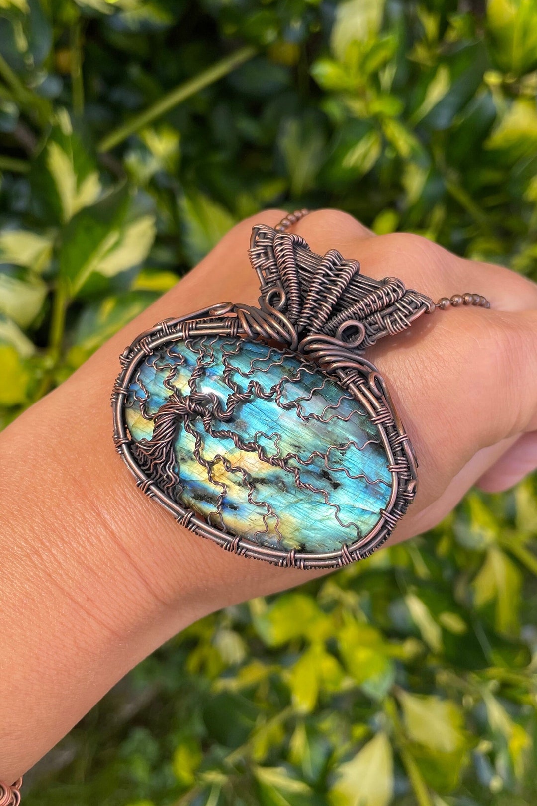 Handmade Antique Copper Wire Wrapped TREE OF LIFE Baroque Etsy