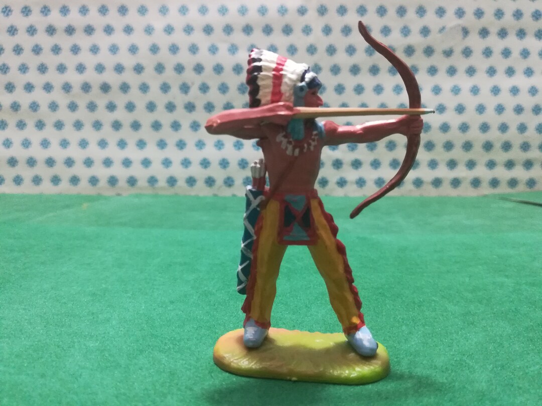 Native Americans Old West Vintage Indian Toy Soldiers 7 Etsy