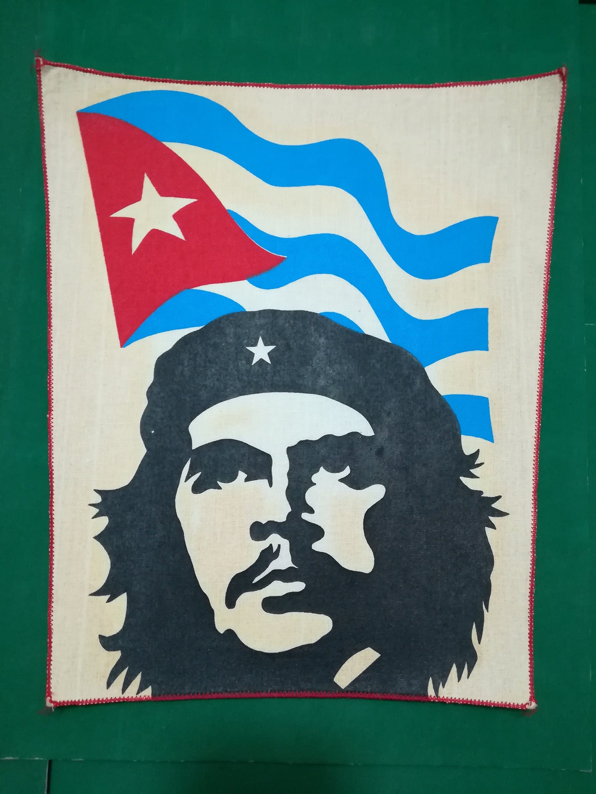 Che Guevara painted jacket  Rocka's Flight Jacket Painting
