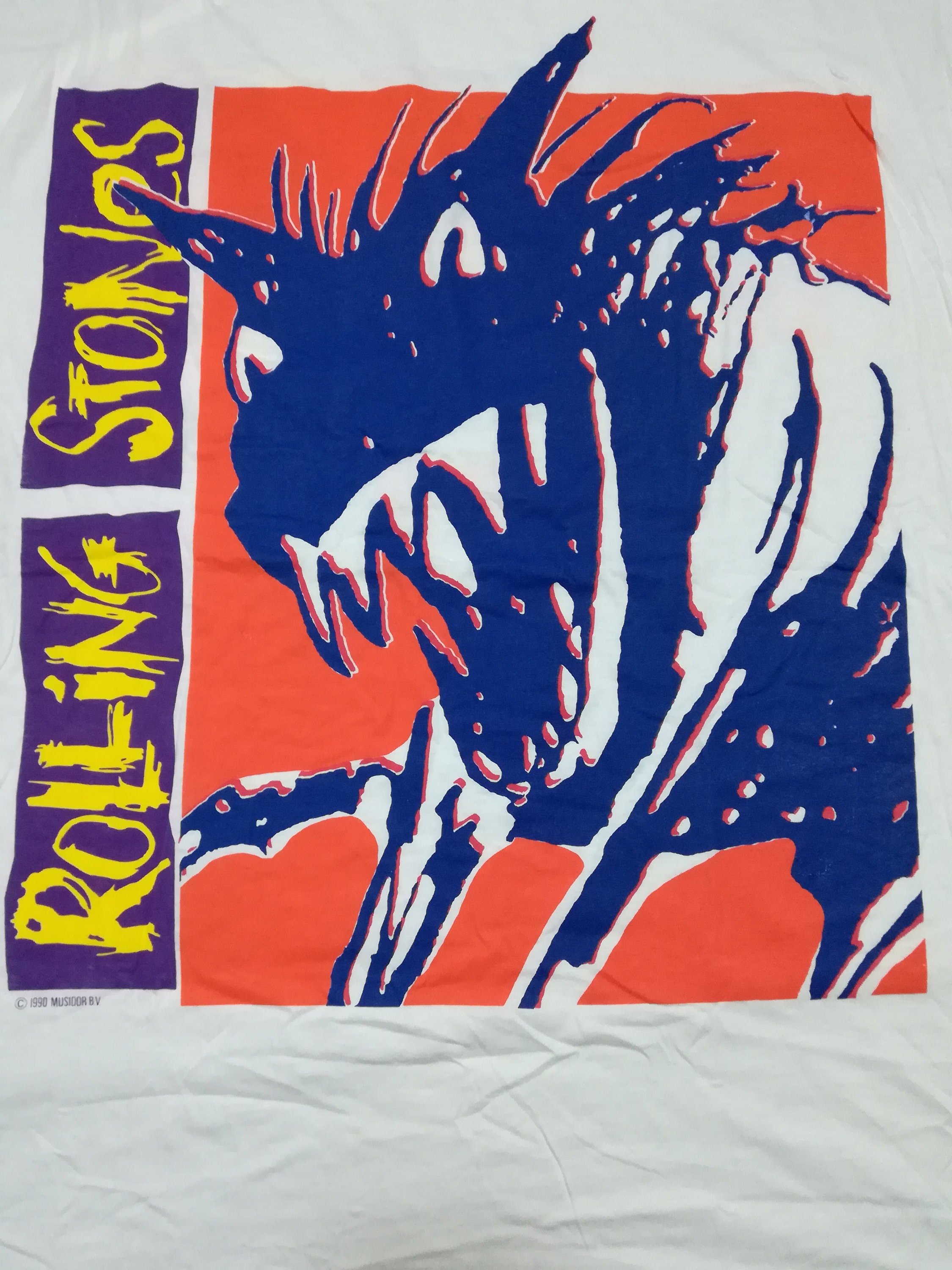 ROLLING STONES Urban Jungle tour 90 Vintage T-Shirt 1990 - Etsy 日本