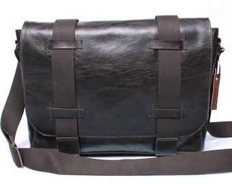 men's buffalo leather bag