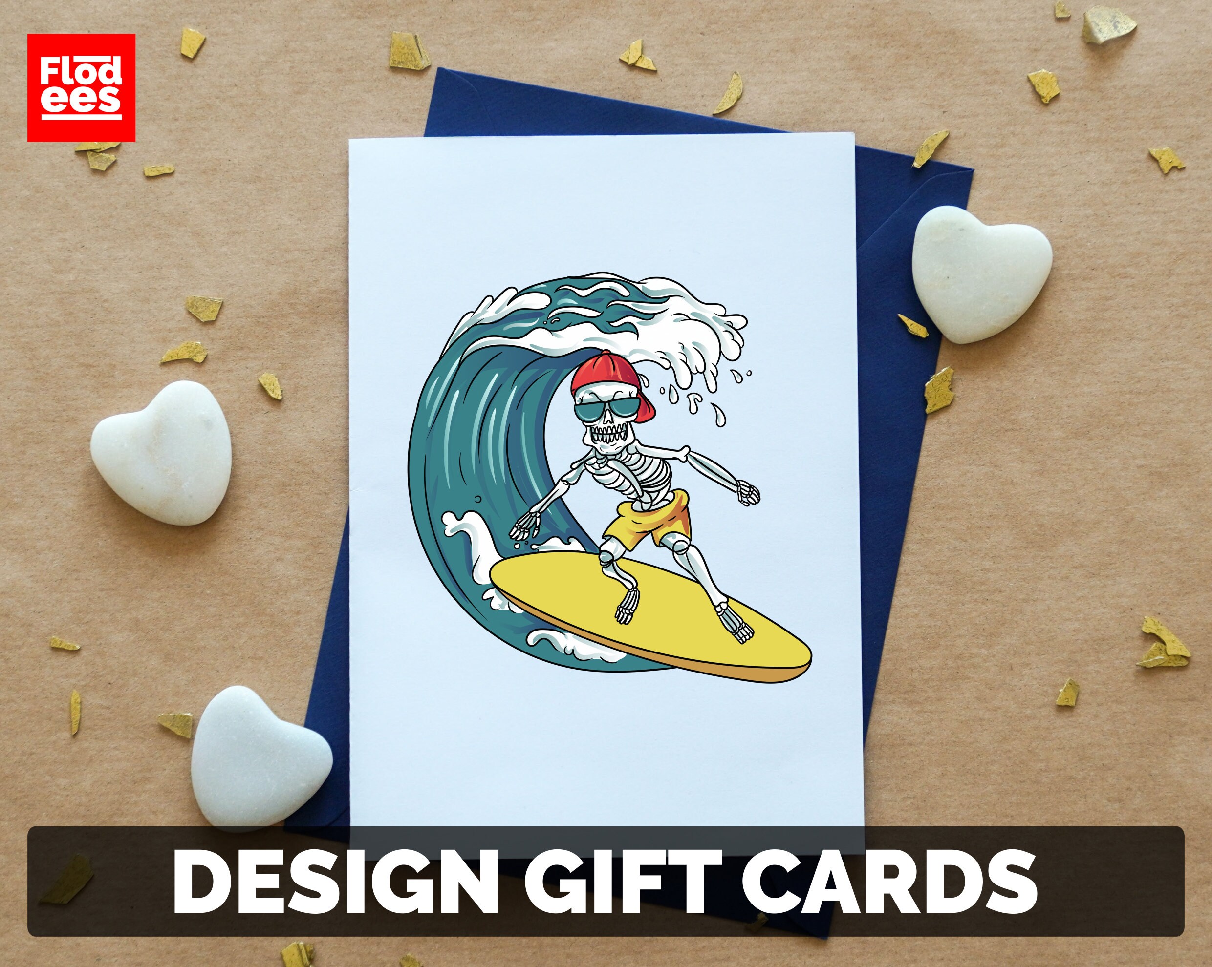 SVG Surfing Skeleton Clipart PNG - Etsy