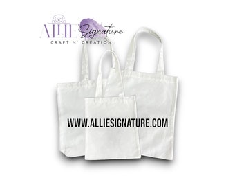 BLANK TOTE BAG, White Tote Bag, Blank Tote Bags for