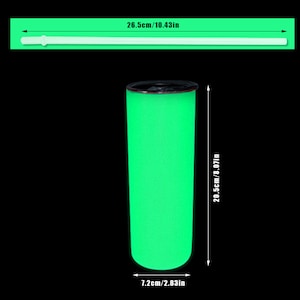 GREEN TUMBLER, Tumbler With Lid, Sublimation Tumblers, Straight Skinny Hot Cold Tumbler Stainless Steel Metal Tumbler, Tumbler Gift For Her image 4