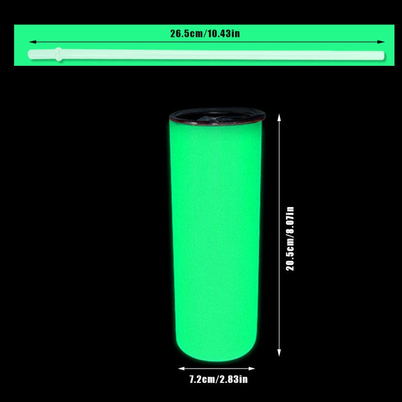 GREEN TUMBLER, Tumbler With Lid, Sublimation Tumblers, Straight Skinny Hot Cold Tumbler Stainless Steel Metal Tumbler, Tumbler Gift For Her image 4