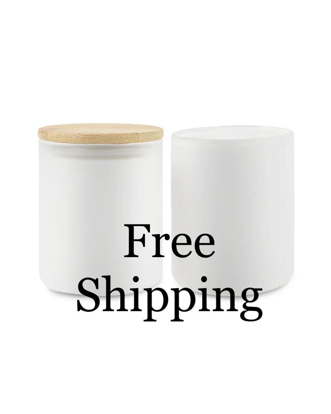 Wholesale Sublimation 6oz Frosted Candle Jar 6oz Glass Can Etsy
