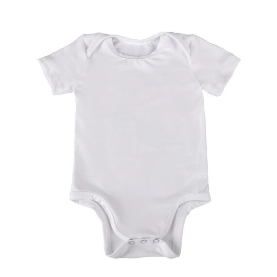 BABY Plain WHITE ONESIES Blank Onesie Babygrow Baby Romper