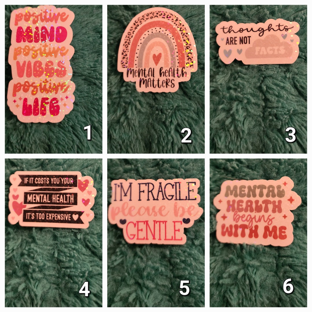 Mental Health Stickers 3 - Etsy
