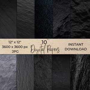 Schwarzer Schiefer Hintergrund, modernes digitales Papier, minimalistisches Mockup, abstrakte Tapete, Hintergrund mit geometrischem Muster, schwarzes digitales Papier