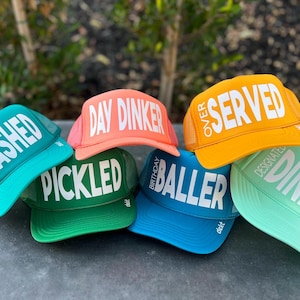 Pickleball Hats | Funny Pickleball Puns Hats | Sports Hats | Tennis Hats