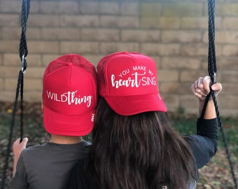 Mama and mini hat | Mom and me hats | Wild thing hats