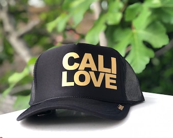 Cali Liebe Trucker Mütze | California Trucker Mütze | Sommermützen | Strand-Hüte