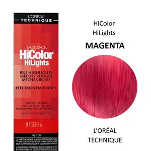 MAGENTA Excellence HiColor Hilights / Red Hilights / L’ORÉAL TECHNIQUE