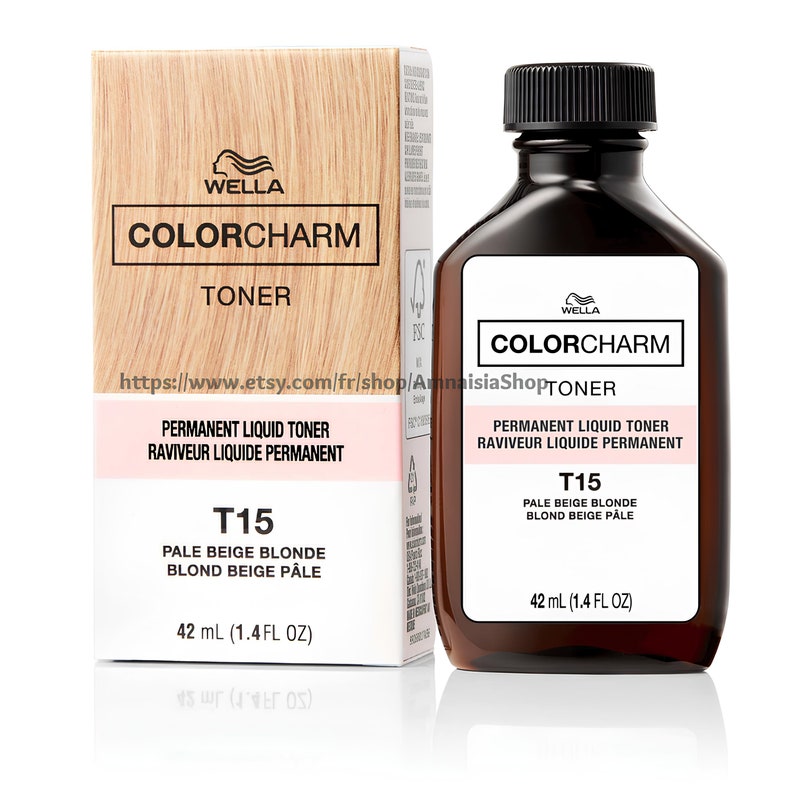 Wella Colorcharm Toner T18, T14, T15, T11, 050, T05, T19, T28, T35, T81 T15 Pale beige blond