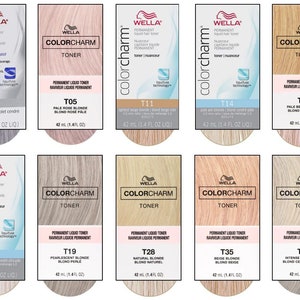 PACK au choix Wella Colorcharm developer : T18, T14, T19, T11, T35, T28, T05, 050 imagen 1