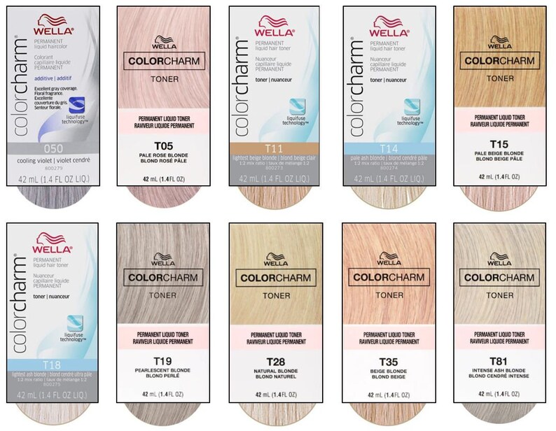 PACK au choix Wella Colorcharm developer : T18, T14, T19, T11, T35, T28, T05, 050 imagen 1