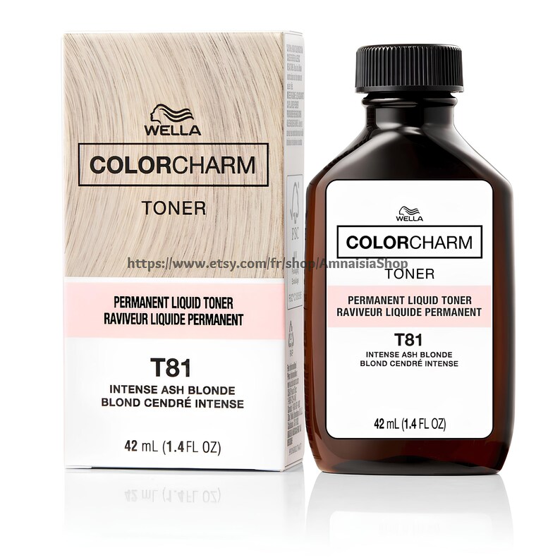 Wella Colorcharm Toner T18, T14, T15, T11, 050, T05, T19, T28, T35, T81 T81 Intens ash blond