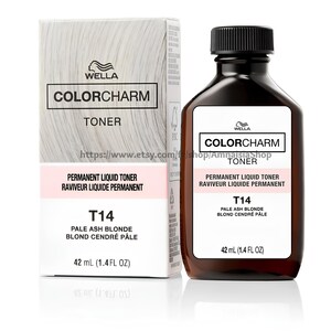 Wella Colorcharm Toner T18, T14, T15, T11, 050, T05, T19, T28, T35, T81 T14 Pale ash blonde