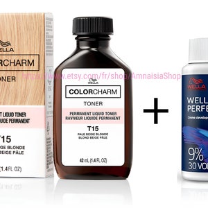 Wella Color Charm T18, T14, T11, T050, T15, T05, T28, T81, T19, T35 Entwickler/Oxidationsmittel 20 % Wella T15 + dev 20%