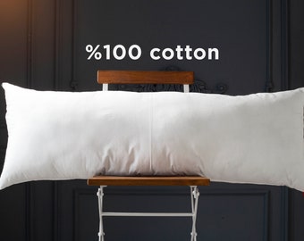 Inserto de almohada de plumón sintético de 17 x 45 para manualidades y fundas de almohada, plumón alternativo,