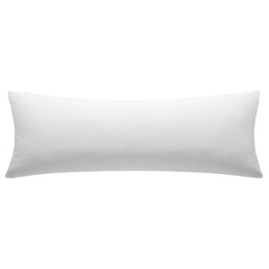 May include: A white rectangular pillow with a smooth surface.