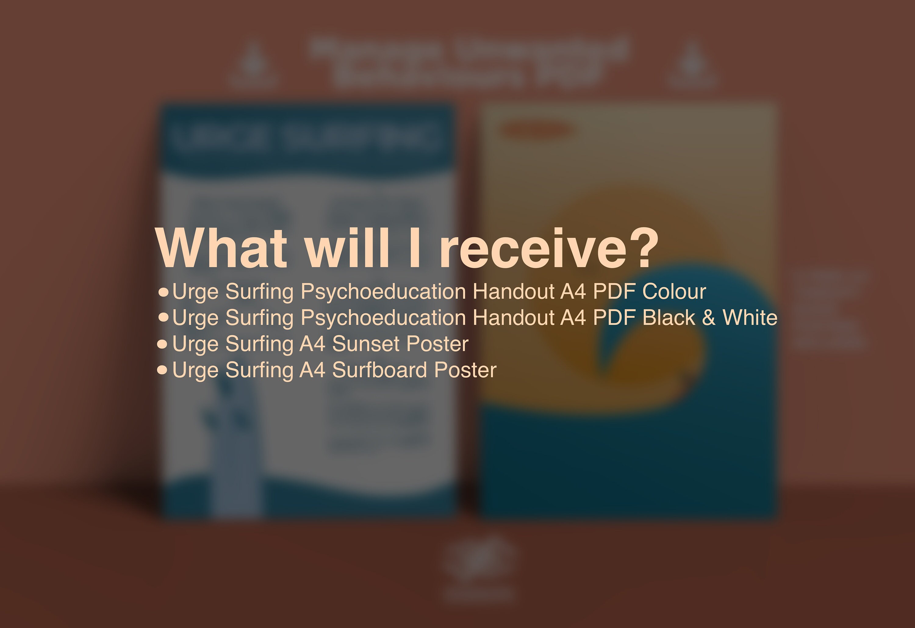 Urge Surfing Behaviour Management Technique Skills for Addiction and