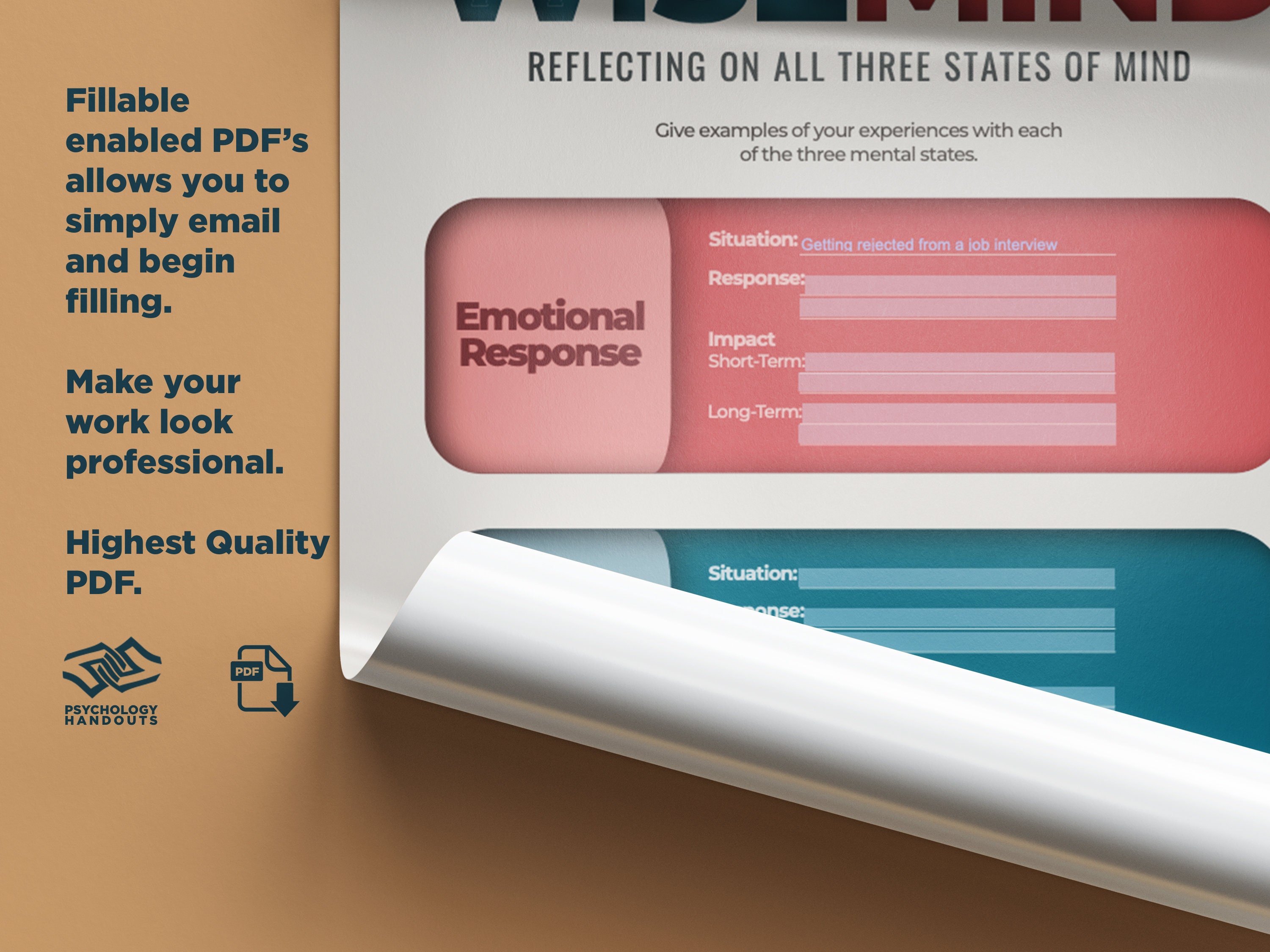 Daily Reflection Worksheet