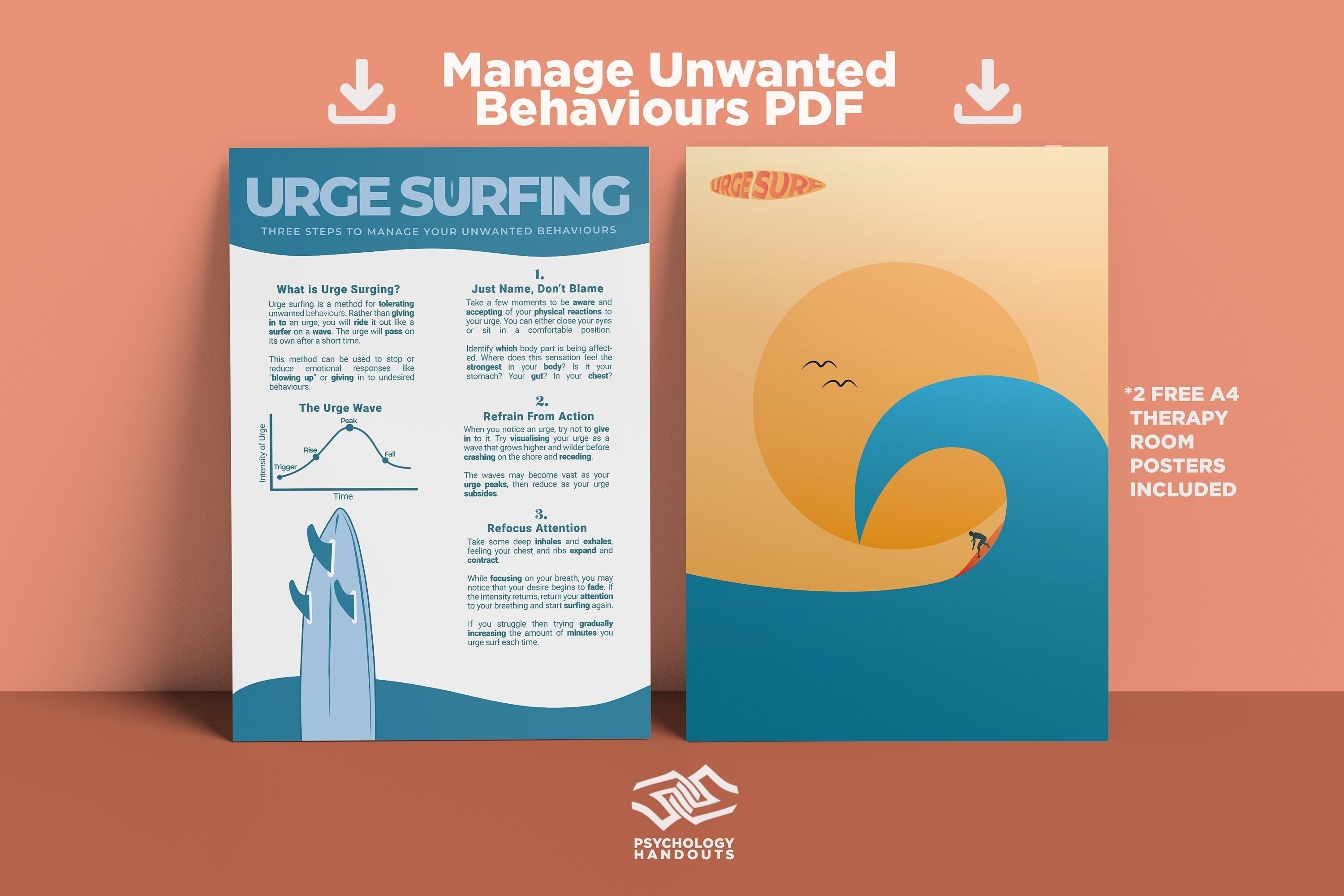 Urge Surfing Behaviour Management Technique Skills for Addiction and