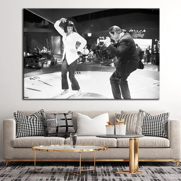 Pulp Fiction Dance Canvas Print - Pulp Fiction Dance Wall Art - Pulp Fiction Wall Decor - Pulp Fiction Canvas Art - Pulp Fiction Home Decor