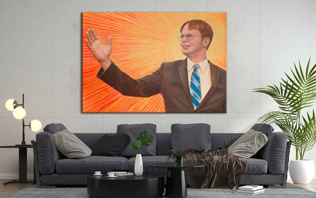 Dwight Schrute Canvas Print Dwight Schrute Wall Art Dwight Schrute Home ...