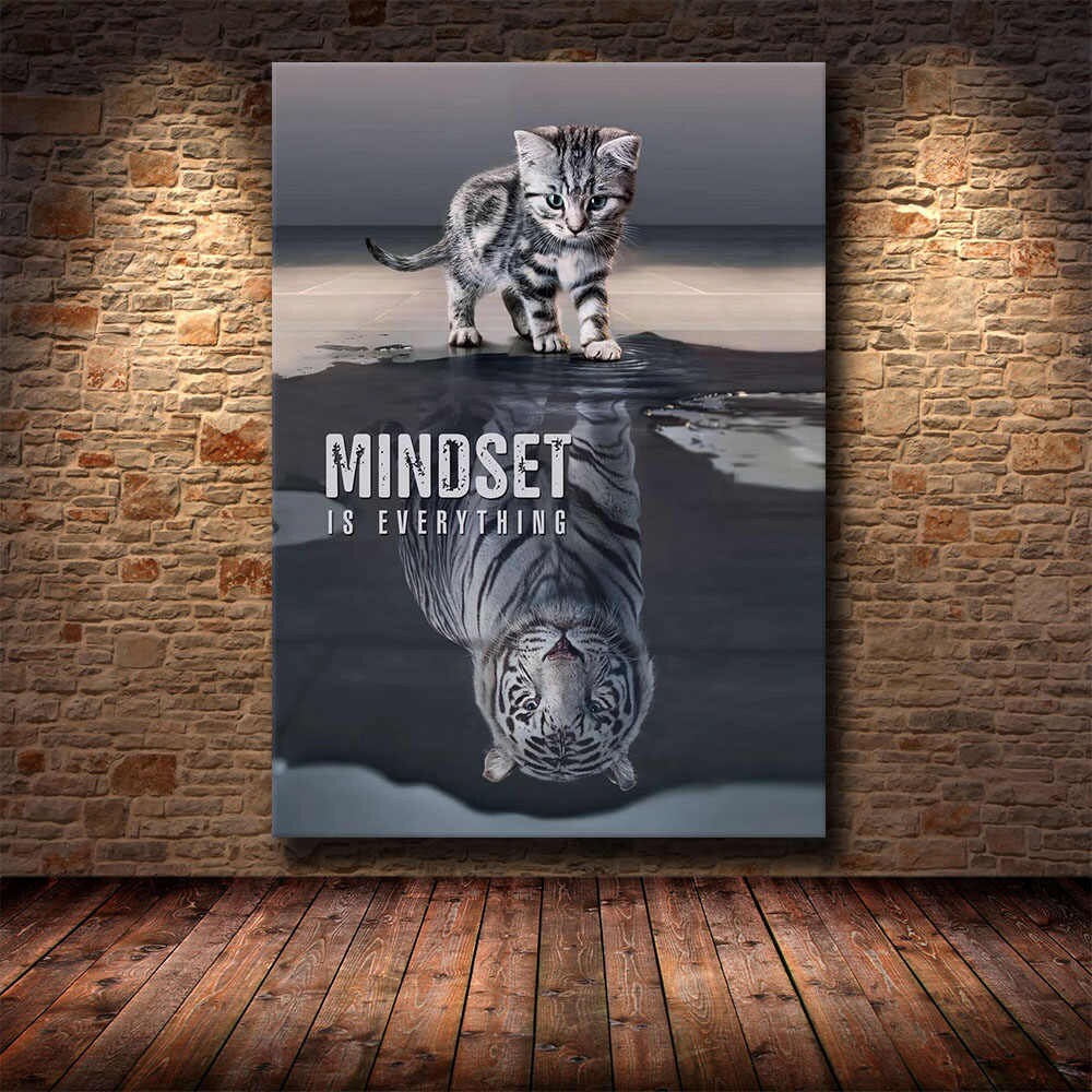 Mindset is Everything Canvas Print Mindset is Everything Wall Art