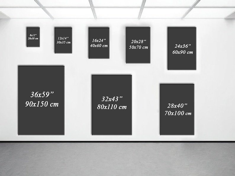 Deer Canvas Print Black and White Deer Wall Art Animal Etsy