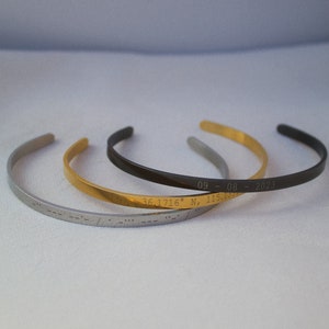 Bracciale personalizzato da uomo, bracciale in oro da uomo, braccialetto regolabile, regalo per lui, regalo personalizzato, braccialetto d'oro, regalo per lei immagine 3