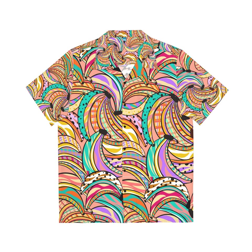 Retro Bandana Print Men's Hawaiian Shirt sold by Aitor SKU 12581492 Printerval